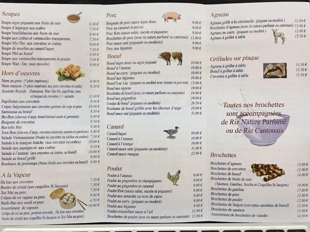 Fontaine d'Asie - Menu Image 2